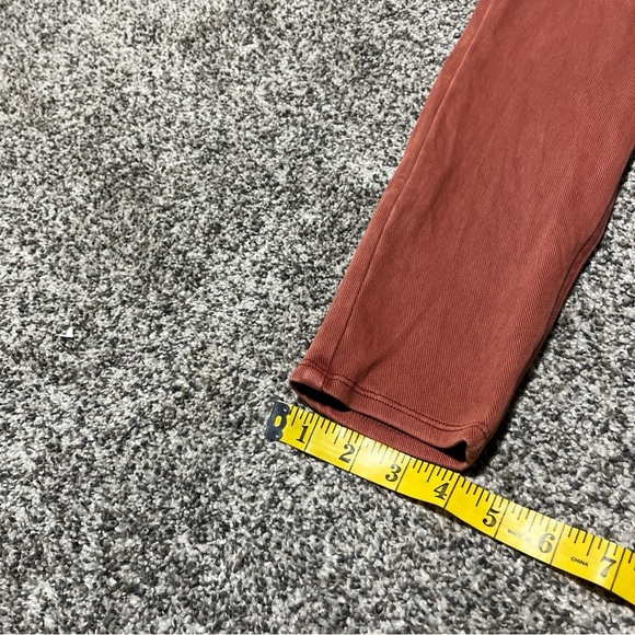 Spanx Size Medium Red Orange Jean-ish Ankle Leggings Flawed- See Note - Picture 3 of 10